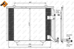 Radiator climatizare NRF 35463