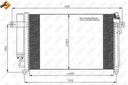 Radiator climatizare NRF 35476