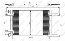 Radiator climatizare NRF 35493