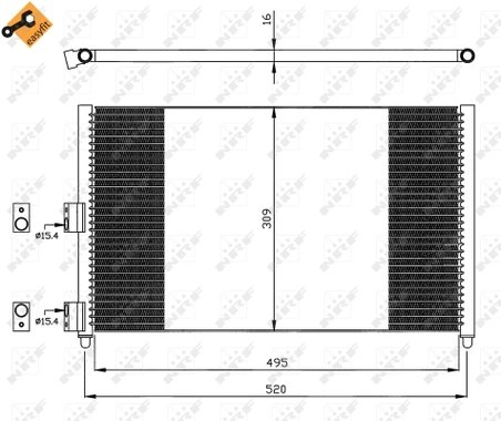 Radiator climatizare NRF 35502