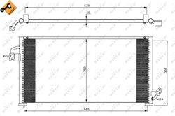 Radiator climatizare NRF 35523
