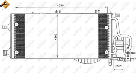 Radiator climatizare NRF 35531