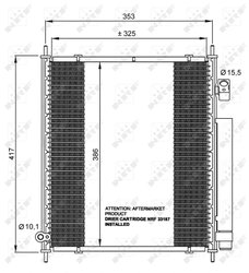 Radiator climatizare NRF 35562