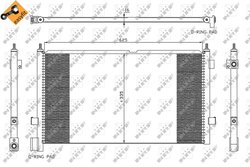 RADIATOR CLIMATIZARE NRF 35591 - Compatibil cu VOLVO