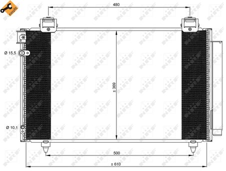 Radiator climatizare NRF 35592