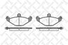 Set placute frana Stellox 356 000B-SX