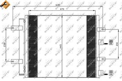 RADIATOR CLIMATIZARE NRF 35604 - Compatibil cu JAGUAR