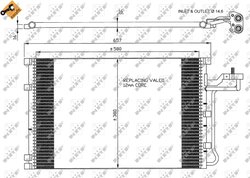 Radiator climatizare NRF 35616