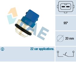 COMUTATOR TEMPERATURA, RACIRE FAE 35635 - Compatibil cu VW