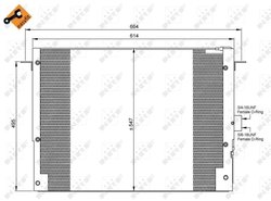RADIATOR CLIMATIZARE NRF 35657 - Compatibil cu LAND ROVER