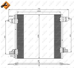 Radiator climatizare NRF 35702