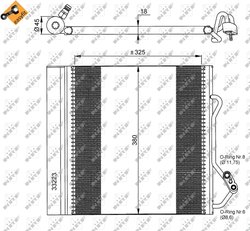 Radiator climatizare NRF 35720