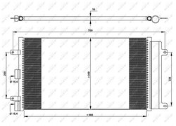 Radiator climatizare NRF 35752