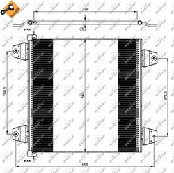 RADIATOR CLIMATIZARE NRF 35757 - Compatibil cu DAF
