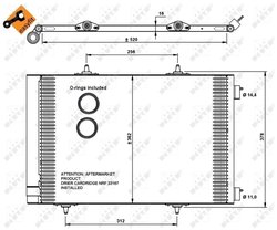 Radiator climatizare NRF 35779