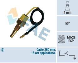 COMUTATOR TEMPERATURA, RACIRE FAE 35790 - Compatibil cu OPEL, VAUXHALL
