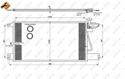 Radiator climatizare NRF 35790