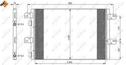 RADIATOR CLIMATIZARE NRF 35792 - Compatibil cu IVECO