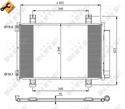 Radiator climatizare NRF 35854