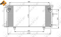 Radiator climatizare NRF 35868