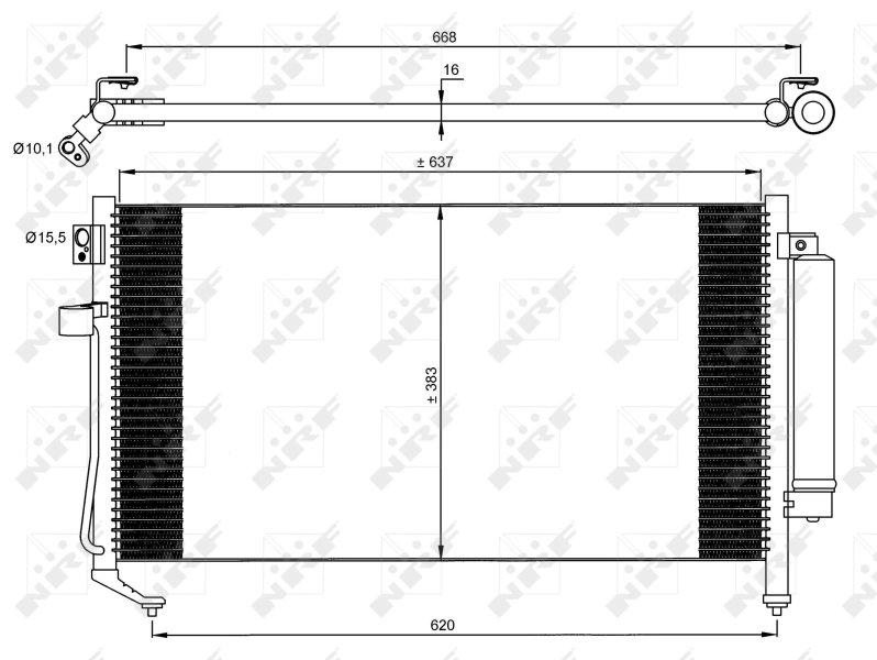 Radiator climatizare NRF 35869