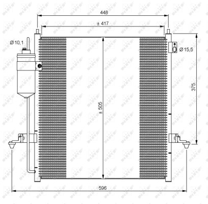 Radiator climatizare NRF 35871