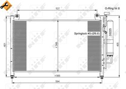 Radiator climatizare NRF 35870