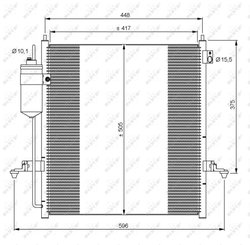 Radiator climatizare NRF 35871