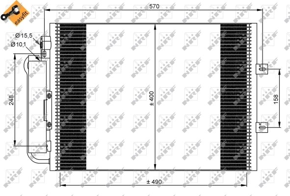 Radiator climatizare NRF 35879