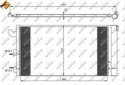 Radiator climatizare NRF 35883