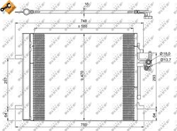 Radiator climatizare NRF 35884