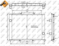 Radiator climatizare NRF 35887