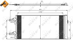 Radiator climatizare NRF 35895