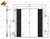 Radiator climatizare NRF 35901