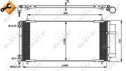 Radiator climatizare NRF 35905