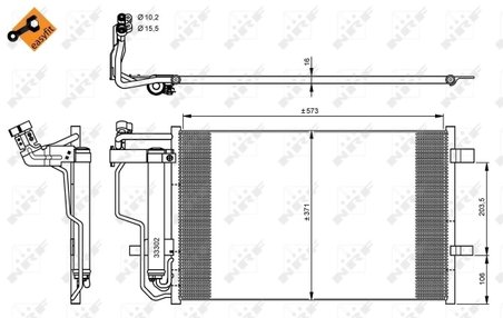 Radiator climatizare NRF 35922