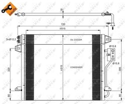 Radiator climatizare NRF 35928