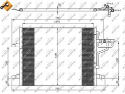 Radiator climatizare NRF 35936