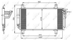 Radiator climatizare NRF 35949
