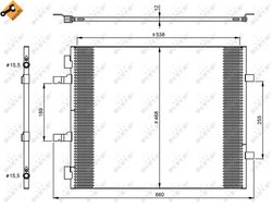 Radiator climatizare NRF 35960