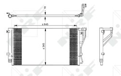 Radiator climatizare NRF 35980