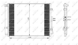 RADIATOR CLIMATIZARE NRF 35984 - Compatibil cu KIA