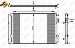 RADIATOR CLIMATIZARE NRF 35997 - Compatibil cu HYUNDAI, KIA