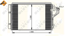 Radiator climatizare NRF 35996