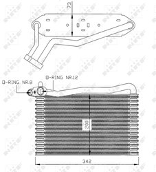 Evaporator aer conditionat NRF 36037