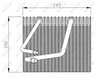 EVAPORATOR AER CONDITIONAT NRF 36091 - Compatibil cu RENAULT