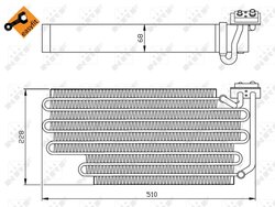 EVAPORATOR AER CONDITIONAT NRF 36108 - Compatibil cu SCANIA