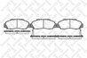 SET PLACUTE FRANA STELLOX 362 002B-SX - Compatibil cu ACURA, HONDA, ROVER