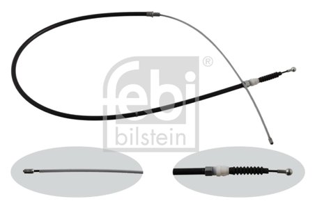 CABLU FRANA DE MANA FEBI BILSTEIN 36349 - Compatibil cu AUDI, SEAT, SKODA, VW