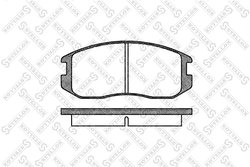 Set placute frana Stellox 368 000-SX